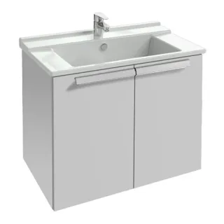 Тумба под раковину Jacob Delafon Struktura EB1281-N18 80 см белый блестящий